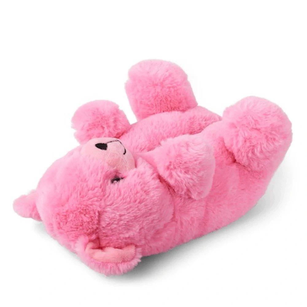NWT! Children's Place | Girls Pink Plush Bear Slippers 🧸